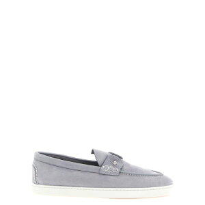 Christian Louboutin �N���X�`���� ���u�^�� �����Y ���[�t�@�[ 1260680L507 'Chambeliboat' loafers Gray 40 41 42 43 44 45 �y���������E�֐ō��z
