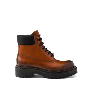 Prada �v���_ �����Y �u�[�c 2TE205FG0013G21F0046 Leather Boots Brown 10 5.5 5 6.5 6 8.5 7.5 11 9 12 �y���������E�֐ō��z