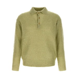 AURALEE �I�[�����[ �����Y �|���V���c A25AP01KMLIGHTKHAKI Polo Super Kid Mohair Green 3 4 5 0 �y���������E�֐ō��z
