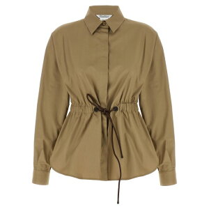 Max Mara �}�b�N�X�}�[�� ���f�B�[�X �V���c�E�u���E�X 2611111052600006 'MxmTazzina' shirt Green IT36 IT38 IT40 IT42 IT44 IT46 �y���������E�֐ō��z