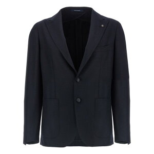 TAGLIATORE �^���A�g�[�� �����Y �u���U�[�E�W���P�b�g 1SMC26K120028B5049 Micro squares blazer Blue IT48 IT50 IT52 IT54 IT56 IT58 50 48 56 58 54 52 �y���������E�֐ō��z