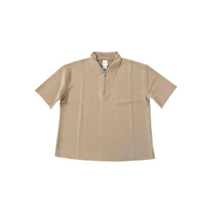 Calvin Klein �J���o���E�N���C�� ���f�B�[�X �V���c�E�u���E�X LV044E241GRAJ Ss Tailored Knit Collar Zip Top Brown XS S M L �y���������E�֐ō��z