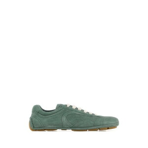 Prada �v���_ ���f�B�[�X �X�j�[�J�[ 1E247OFDD10008F0092 Mint green suede Montecarlo sneakers Green 36 36.5 37 37.5 38 38.5 39 40 41 �y���������E�֐ō��z