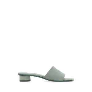 MM6 Maison Margiela �G���G���V�b�N�X ���f�B�[�X �T���_�� S59WP0211P5560T8050 Powder blue satin Anatomic Numeric mules Light Blue 36 37 37.5 38 39 40 �y���������E�֐ō��z