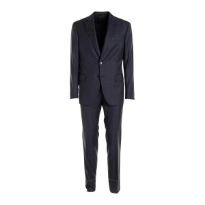 Brioni �u���I�[�j �����Y �X�[�c RAOB21PZA180000 V Neck Double Vented Suit Blue 50 52 60 �y���������E�֐ō��z