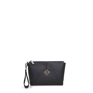 FENDI �t�F���f�B �����Y �N���b�`�o�b�O�E�|�[�` 7VA679ASIHF0GXN Fendi Bags.. Black Blacks and greys onesize �y���������E�֐ō��z