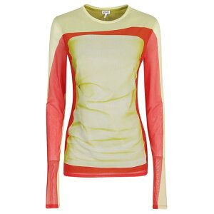 LOEWE ���G�x ���f�B�[�X T�V���c�E�J�b�g�\�[ S359Y07X658107 Loewe Top Yellow Bright M S XS L �y���������E�֐ō��z