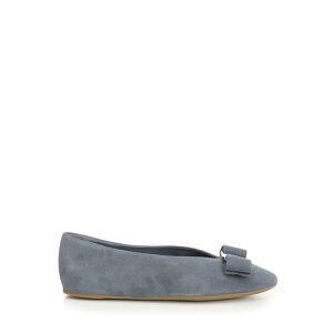 FERRAGAMO �t�F���K�� ���f�B�[�X �t���b�g�V���[�Y 01K5777854761C004 Vara suede ballerina Grey US10 US101/2 US11 US111/2 US12 US4 US41/2 US5 US51/2 US6 US61/2 US7 US71/2 US8 US81/2 US9 US91/2 5.5 9.5 �y���������E�֐ō��z