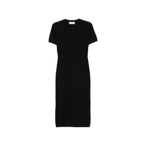 FENDI �t�F���f�B ���f�B�[�X �����s�[�X�E�h���X�E�I�[���C������ FZDD59AUZRF0GME Fendi Dresses Black Blacks and greys 38 40 42 44 �y���������E�֐ō��z