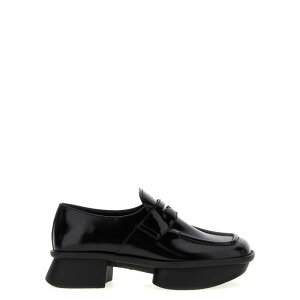 Prada �v���_ ���f�B�[�X ���[�t�@�[ 1D985NFD040055F0002 'Equal' loafers Black IT36 IT361/2 IT37 IT371/2 IT38 IT381/2 IT39 IT40 IT41 40 38 38.5 39 36 37 36.5 37.5 41 �y���������E�֐ō��z