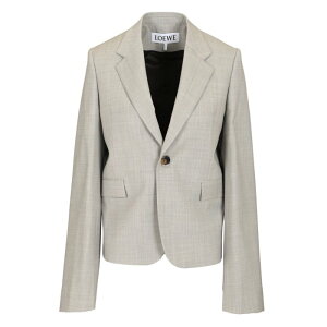 LOEWE ���G�x ���f�B�[�X �u���U�[�E�W���P�b�g S540Y03XAZ1130 light wool blazer Grey FR30 FR32 FR34 FR36 FR38 FR40 FR42 FR44 FR46 FR48 FR50 FR52 FR54 34 36 38 �y���������E�֐ō��z