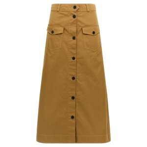 Saint Laurent �T�����[���� ���f�B�[�X �X�J�[�g 817344Y04VY2100 Midi skirt Brown FR34 FR36 FR38 FR40 FR30 FR32 FR42 FR44 FR46 FR48 FR50 FR52 FR54 38 40 36 34 42 �y���������E�֐ō��z