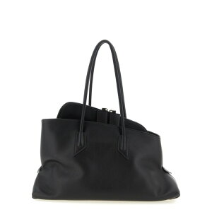 THE ATTICO �W�E�A�e�B�R ���f�B�[�X �n���h�o�b�O�E�V�����_�[�o�b�O 250WAH00054LBT019AA100 'La Passeggiata Medium' shoulder bag Black onesize �y���������E�֐ō��z