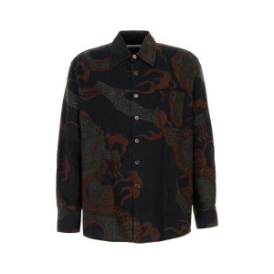 OUR LEGACY �A���[���K�V�[ �����Y �V���c�E�u���E�X M4252ABBROABSSNAPRI Printed cotton shirt Printed 44 46 48 50 52 �y���������E�֐ō��z