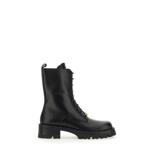 VERSACE ���F���T�[�`�F ���f�B�[�X �u�[�c 10113871A022541B00V BOOT WITH LACES ALIA BLACK 381/2 36 37 39.5 39 40 38.5 38 �y���������E�֐ō��z