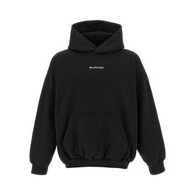 バレンシアガ Balenciaga Logo embroidery hoodie 767877TRVJ31569 Men スウェット・フーディー White/Black L M S XL 2XL XS 3XL 4XL 5XL 2XS 【送料無料・関税込】