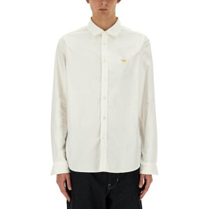 JUNYA WATANABE �W������ ���^�i�x �����Y �V���c�E�u���E�X WMB9051001 JUNYA WATANABE MAN X MAISON KITSUNE SHIRT WHITE L M S �y���������E�֐ō��z