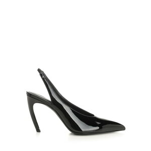 THE ATTICO �W�E�A�e�B�R ���f�B�[�X �p���v�X�E�n�C�q�[�� 250WSH00875EEE056AA100 Slingback ''Viper'' Black EU34 EU35 EU36 EU37 EU38 EU39 EU40 EU41 EU42 36 37 37.5 38 39 40 38.5 �y���������E�֐ō��z