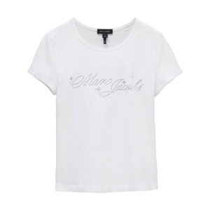Marc Jacobs �}�[�N �W�F�C�R�u�X ���f�B�[�X T�V���c�E�J�b�g�\�[ 2S5RTP025C07100 Marc Jacobs T-shirts and Polos White Light and natural L M S XS XL �y���������E�֐ō��z