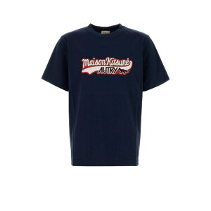 AUTRY �I�[�g���[ �����Y T�V���c�E�J�b�g�\�[ TSPXMK2B Navy blue cotton Autry x Maison Kitsun?(C) t-shirt Blue L M S XL XS 2XL �y���������E�֐ō��z