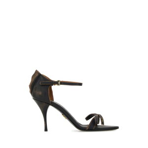 Prada �v���_ ���f�B�[�X �T���_�� 1X196OFD085V69F0Y71 Dark brown leather sandals Brown IT36 36 36.5 37 37.5 38 38.5 39 40 41 �y���������E�֐ō��z