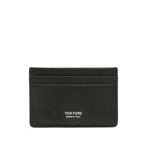 TOM FORD gtH[h Y zEJ[hP[X YH413LCL499S1N001 PRINTED LEATHER ELONGATED T LINE CARD HOLDER 1N001 BLACK onesize yE֐ōz