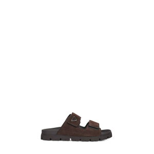 Prada �v���_ �����Y �T���_�� 2X3129G000054F0003 Prada Sandals Brown Brown 10 11 6 7 8 9 �y���������E�֐ō��z