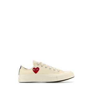 PLAY Comme Des Garcons vC RfM\ fB[X Xj[J[ AZK128001WHITE Ivory canvas Comme Des Gar?§ons X Converse sneakers White 3 4 5 5.5 6 7 8 8.5 9 10 11 yE֐ōz