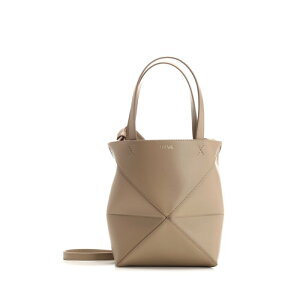 LOEWE ���G�x ���f�B�[�X �g�[�g�o�b�O A657V25X012150 Puzzle Fold Mini tote bag Beige onesize IT0 �y���������E�֐ō��z