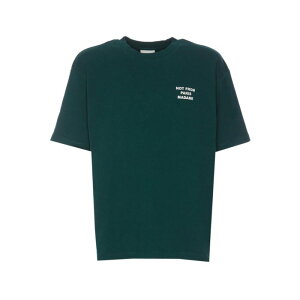 Drole De Monsieur �h���[���h���b�V�� �����Y T�V���c�E�J�b�g�\�[ TS203CO002DGN Slogan T-Shirt Green XL L M S �y���������E�֐ō��z