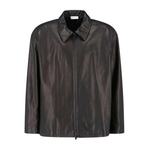Fear of God �t�B�A�I�u�S�b�h �����Y ���U�[&�t�@�[�W���P�b�g�E�R�[�g FG25FW50507LTH001 Calf Leather Jacket Black M L �y���������E�֐ō��z