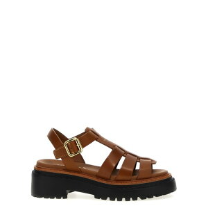 Prada �v���_ ���f�B�[�X �T���_�� 1X923NF0557V6F0R1R 'Monolith' sandals Brown IT36 IT37 IT38 IT39 IT40 38 38.5 36 36.5 37 37.5 39 40 �y���������E�֐ō��z