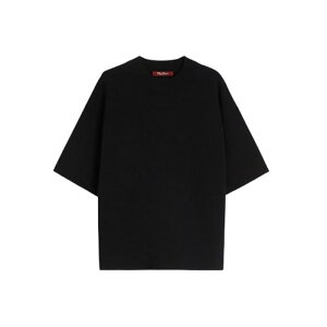 Max Mara Studio �}�b�N�X�}�[�� �X�e���f�B�I ���f�B�[�X T�V���c�E�J�b�g�\�[ 2526366101600005 Boxy Viscose Sweater By Black L M S XS �y���������E�֐ō��z