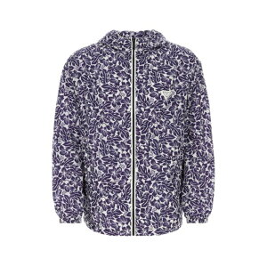 Prada �v���_ �����Y �J�W���A���W���P�b�g SGC530S23214FTF0008 Printed Re-Nylon windbreaker Printed S M L XL 2XL 3XL �y���������E�֐ō��z