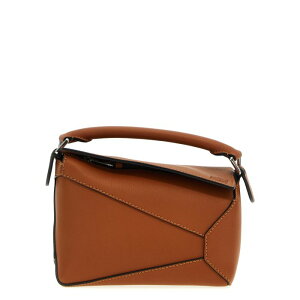 LOEWE ���G�x ���f�B�[�X �n���h�o�b�O�E�V�����_�[�o�b�O A510P88X262530 'Mini Puzzle' handbag Brown onesize IT0 �y���������E�֐ō��z