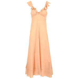 Chloe �N���G ���f�B�[�X �����s�[�X�E�h���X�E�I�[���C������ CH25SRO29125285 Long dress crepe de chine Beige FR36 FR30 FR32 FR34 FR38 FR40 FR42 FR44 FR46 FR48 FR50 FR52 FR54 44 42 40 36 38 �y���������E�֐ō��z