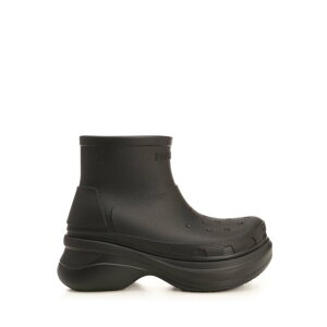 Balenciaga �o�����V�A�K �����Y �u�[�c 713679W1S8E1000 Crocs(TM) Rubber Ankle Boots Black 391/2 401/2 411/2 421/2 431/2 441/2 451/2 40 41 42 43 44 45 39 46 47 48 49 �y���������E�֐ō��z