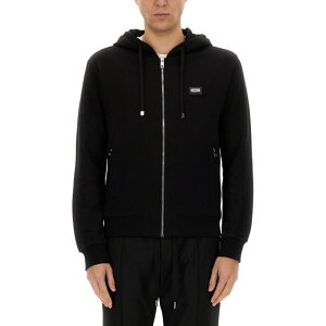 Dolce & Gabbana �h���`�F�K�b�o�[�i �����Y �X�E�F�b�g�E�t�[�f�B�[ G9IF0TG7JYXN0000 JERSEY SWEATSHIRT BLACK 48 50 52 54 46 56 �y���������E�֐ō��z