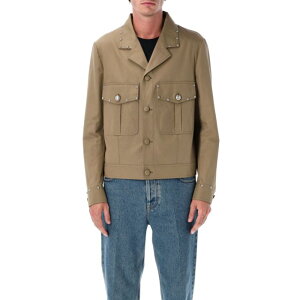 Valentino Garavani ���@�����e�B�m �����Y �J�W���A���W���P�b�g 7V3CIQ30AWVE04 Valentino Garavani Coats Brown Brown 50 52 54 48 �y���������E�֐ō��z