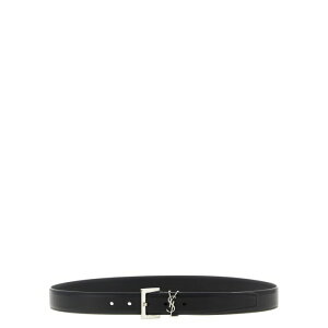 Saint Laurent �T�����[���� ���f�B�[�X �x���g�E�T�X�y���_�[ 634437BOO0E1000 'Monogram�f belt Black IT100 IT105 IT110 IT50 IT55 IT60 IT65 IT70 IT75 IT80 IT85 IT90 IT95 90 75 80 85 100 105 60 65 70 95 65cm 70cm 75cm 80cm 85cm 90cm 95cm 