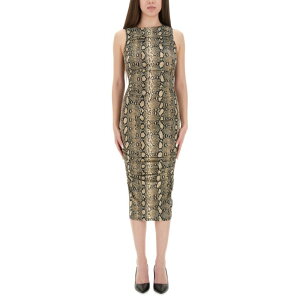 MICHAEL MICHAEL KORS �}�C�P���E�}�C�P���E�R�[�X ���f�B�[�X �����s�[�X�E�h���X�E�I�[���C������ MT58319HMC120SOFTECRU ANIMAL PRINT DRESS ANIMALIER M S XS �y���������E�֐ō��z