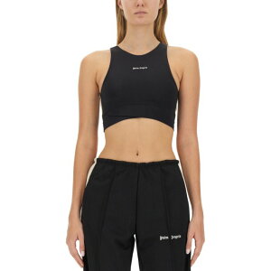 Palm Angels �p�[���G���W�F���X ���f�B�[�X �^���N�g�b�v�E�L���~�\�[�� PWVO039F23FAB0011001 TOP AMERICA BLACK M S L XS �y���������E�֐ō��z