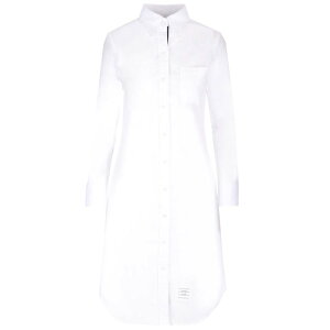 Thom Browne �g���E�u���E�� ���f�B�[�X �����s�[�X�E�h���X�E�I�[���C������ FDS001EF0313100 Long shirt dress shirt White IT38 IT32 IT34 IT36 IT40 IT42 IT44 IT46 IT48 IT50 IT52 IT54 IT56 40 44 42 38 �y���������E�֐ō��z