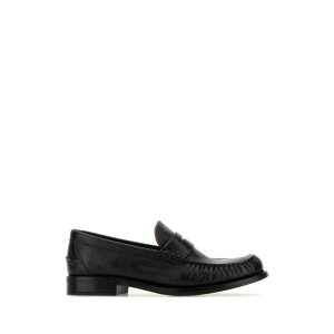 Prada �v���_ ���f�B�[�X ���[�t�@�[ 1D199OF020V69F0Y71 Black leather loafers Brown 36 37 37.5 38 38.5 39 40 41 �y���������E�֐ō��z