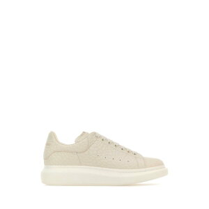 Alexander McQUEEN ALT_[E}bNC[ Y Xj[J[ 807881WHAEG9022 Ivory leather sneakers with ivory leather heel White 391/2 401/2 411/2 421/2 IT40 IT401/2 IT41 IT411/2 IT42 IT421/2 IT43 IT431/2 IT44 IT45 IT46 IT47 3...