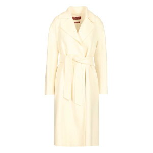 Max Mara Studio �}�b�N�X�}�[�� �X�e���f�B�I ���f�B�[�X �R�[�g 2616011011600651003 dressing gown coat White IT34 IT36 IT38 IT40 IT42 IT44 IT46 IT48 IT50 IT52 IT54 40 42 44 �y���������E�֐ō��z