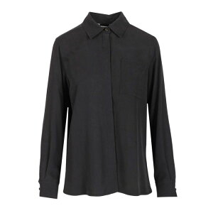 Max Mara �}�b�N�X�}�[�� ���f�B�[�X �V���c�E�u���E�X 2611111151600173010 Siamese shirt in washed silk Blue IT34 IT36 IT38 IT40 IT42 IT44 IT46 IT48 IT50 IT52 IT54 �y���������E�֐ō��z