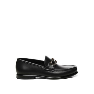 FERRAGAMO tFK Y [t@[ 02A015784445001 Gancini Loafers Black 8 7.5 9 8.5 7 6 yE֐ōz