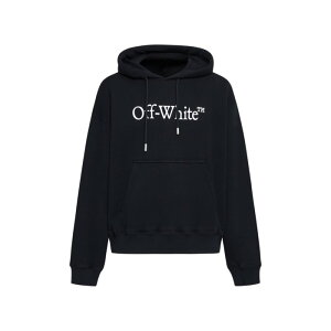 Off-White �I�t�z���C�g �����Y �X�E�F�b�g�E�t�[�f�B�[ OMBB085C99FLE0121001 Off White Sweaters Black Blacks and greys XS S M L XL 3XL 4XL 5XL 2XL 2XS �y���������E�֐ō��z