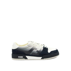 FENDI �t�F���f�B �����Y �X�j�[�J�[ 7E1688AWCSF1V8K Low-top leather sneakers Black 39 40 41 42 43 44 45 10 6 7 8 9 5 2 �y���������E�֐ō��z